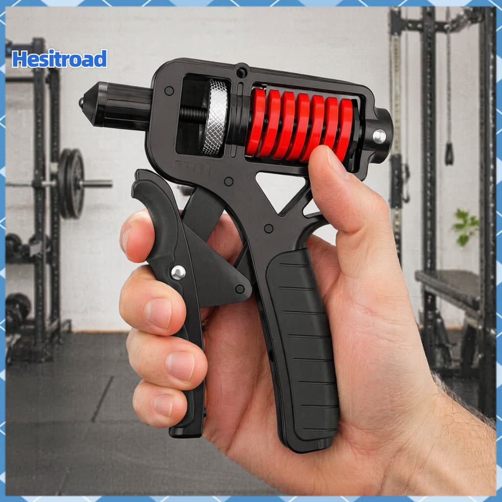 Adjustable Hand Grip Strengthener with Counter 5-165kg Forearm Trainer for Strength Rehabilitation Portable Exerciser fo