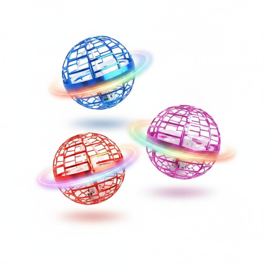 Bola Voadora Mágica LED Flutuante Boomerang Brinquedo Interativo Crianças Família Original