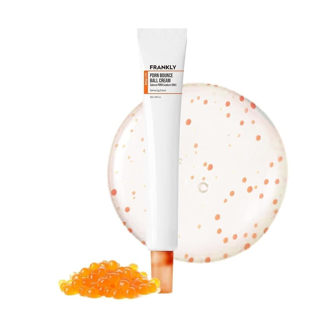 Sinceramente, o Salmon PDRN Bounce Ball Cream – hidratante com 99% de DNA de salmão puro, para reparação e luminos