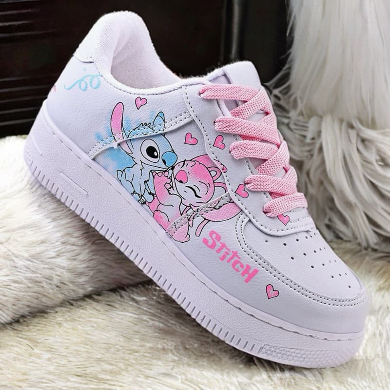 Tênis Infantil Lilo Stich Menina Feminino Baby Confortável Original 26ao39