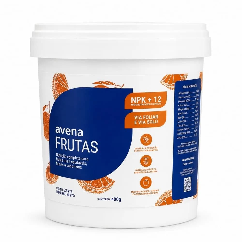 Adubo Para Frutas Fertilizante Avena 400g