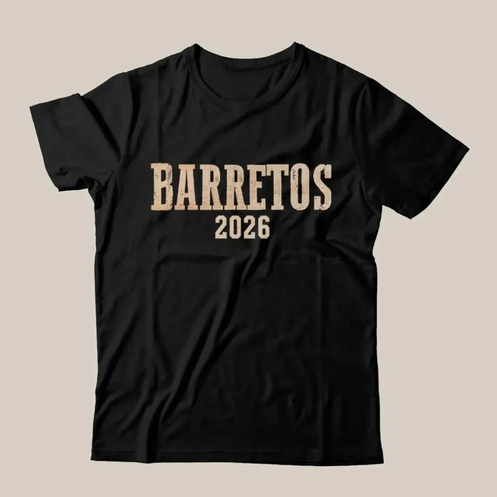 Camiseta Unissex Cowboy Festa De Peão De Barretos 2026