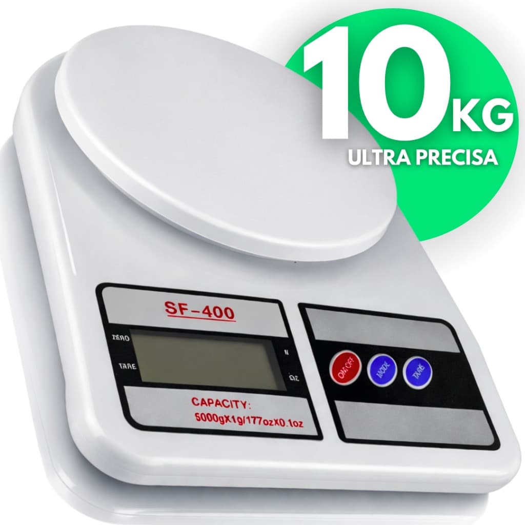 Balança Digital de Cozinha Belakaza 10kg Alta Precisão com Função Tara e Display LCD