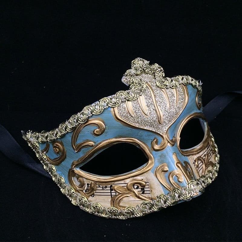 2026 novo estilo High-End elegante falso meia Face máscara europeia Masquerade festa nota veneza máscara de olho mostrar
