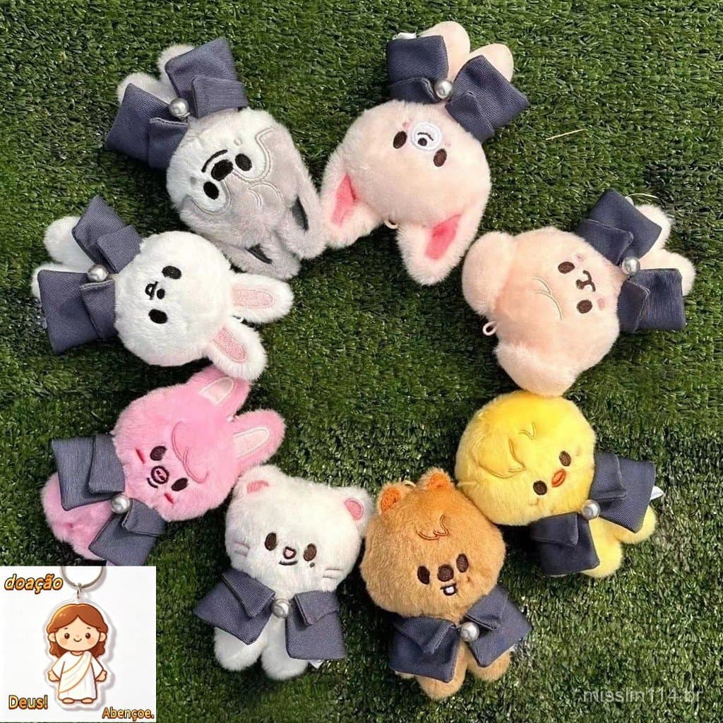 Kpop Idol Stray Kids Magic School Bonecos De Pelúcia Skz Bichos Fofos Bolsas De Brinquedos