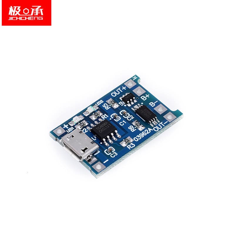 18650 Proteção de bateria de lítio 4056 3.7v 3.6V 4.2V Placa de carregamento de bateria de lítio 1A Proteção contra sobr