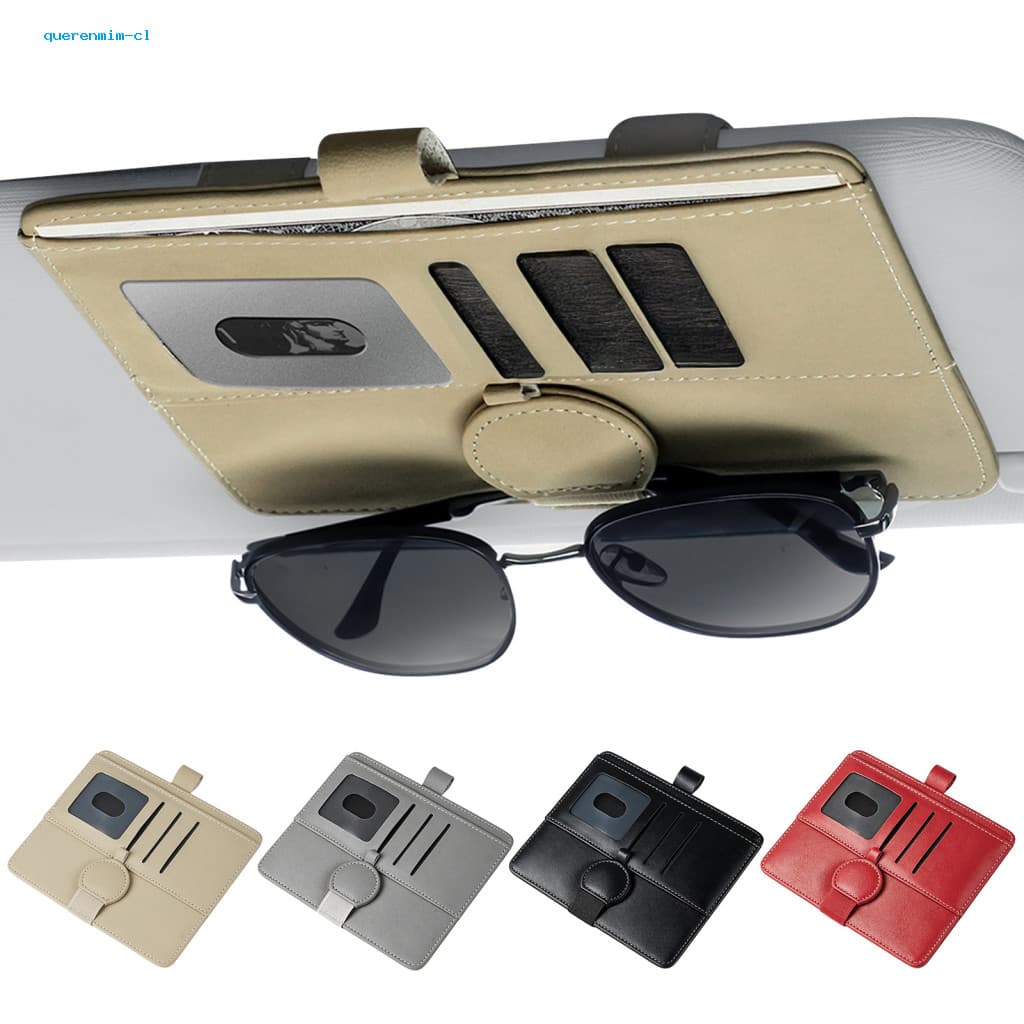 Gadgets De Carro Para Dirigir , Clipe De Óculos De Sol , Textura De Couro Sintético , Instalação Não Destrutiva , Uso Co
