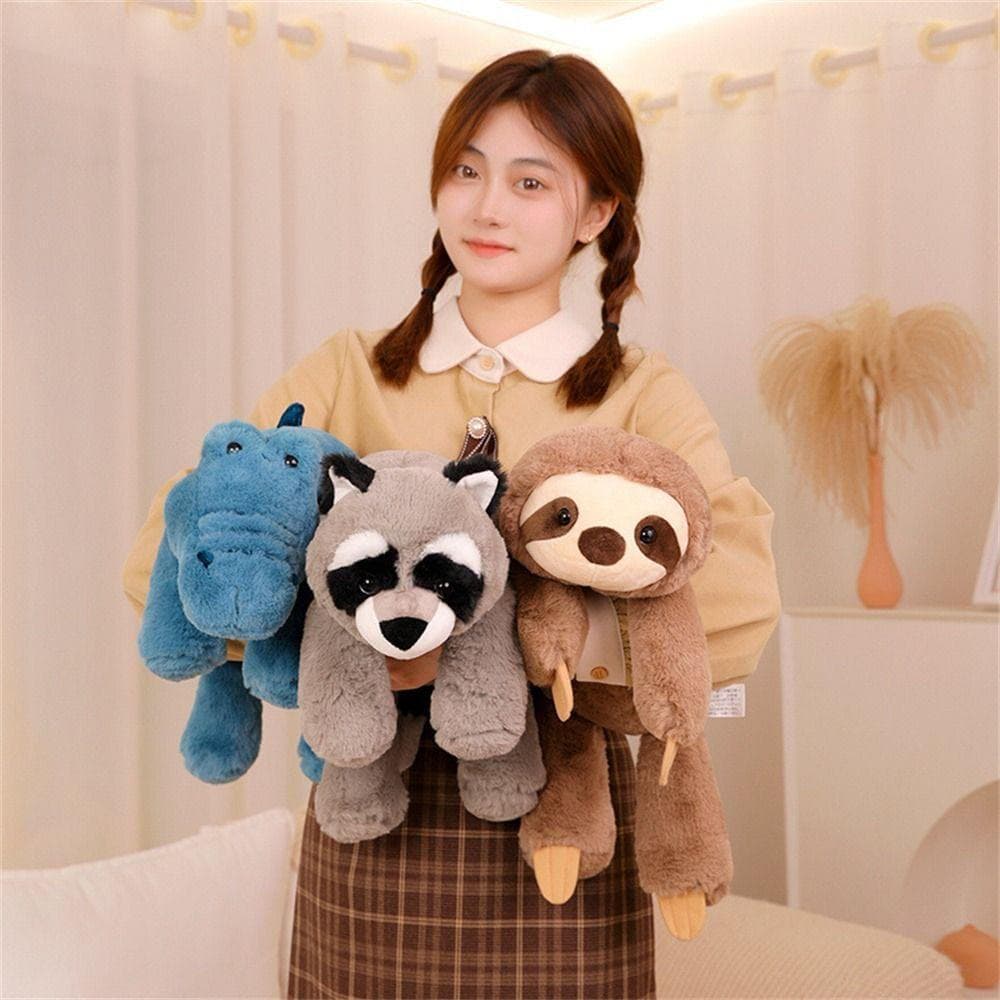 Brinquedos de Pelúcia SUNDANCE, Crocodilo de Pelúcia 45cm 60cm, Preguiças de Pelúcia VZRD