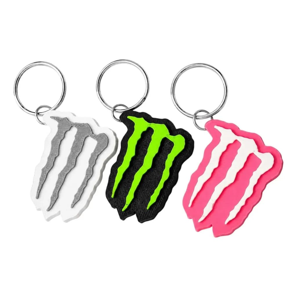 Chaveiro Abridor De Lata Monster Logo M Resistente Portátil
