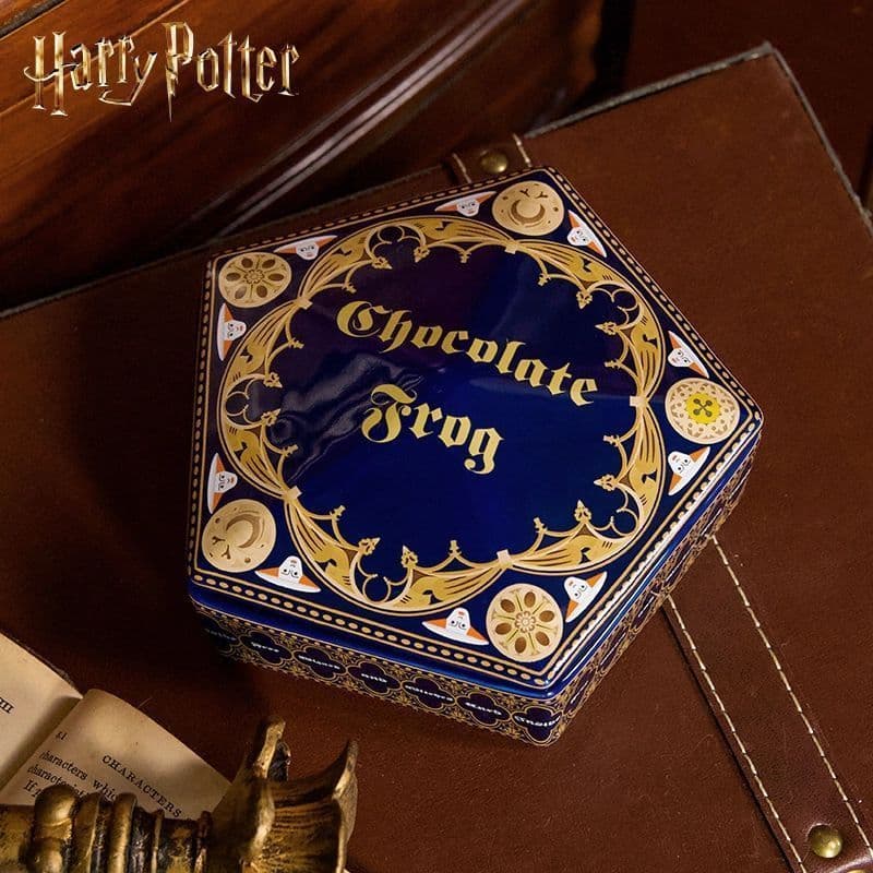 Warner genuíno harry potter Chocolate sapo caixa de armazenamento cerâmica Desktop organizador caixa harry potter caixa