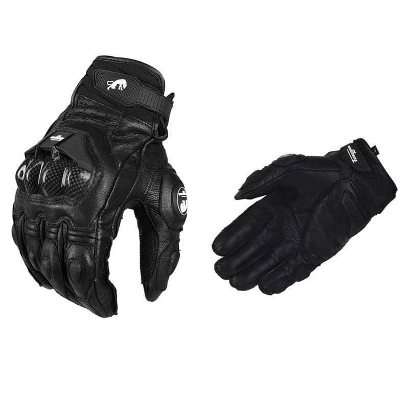 Luvas de ciclismo dedo cheio motocicleta fora de estrada motocicleta pele de carneiro respirável luvas de ciclismo