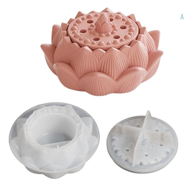 Vaso Flores Molde Silicone Forma Caixa Armazenamento Gesso Concreto Resina Epóxi DIYs