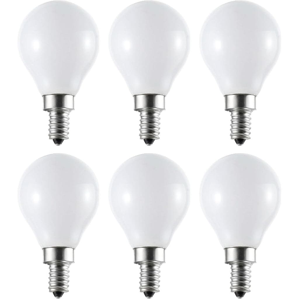 Lâmpada LED G45/G14 de 2,5W, equivalente a 25W, lâmpadas E12 120V para espelho de maquiagem, lâmpadas globo pequenas par