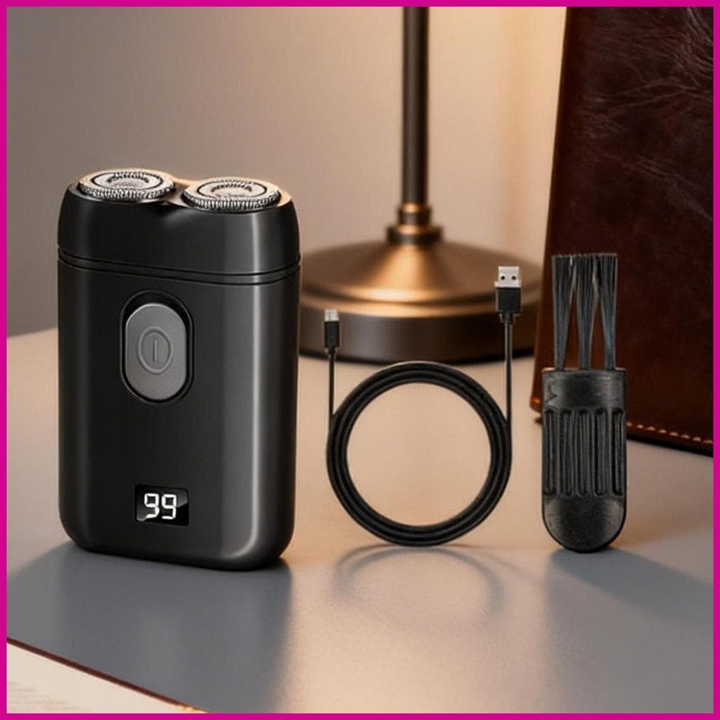 Barbeadores Elétricos Para Homens , Sem Fio , Mini Portátil , Poderoso , À Prova D'água , Barbeador Elétrico Viagens lan