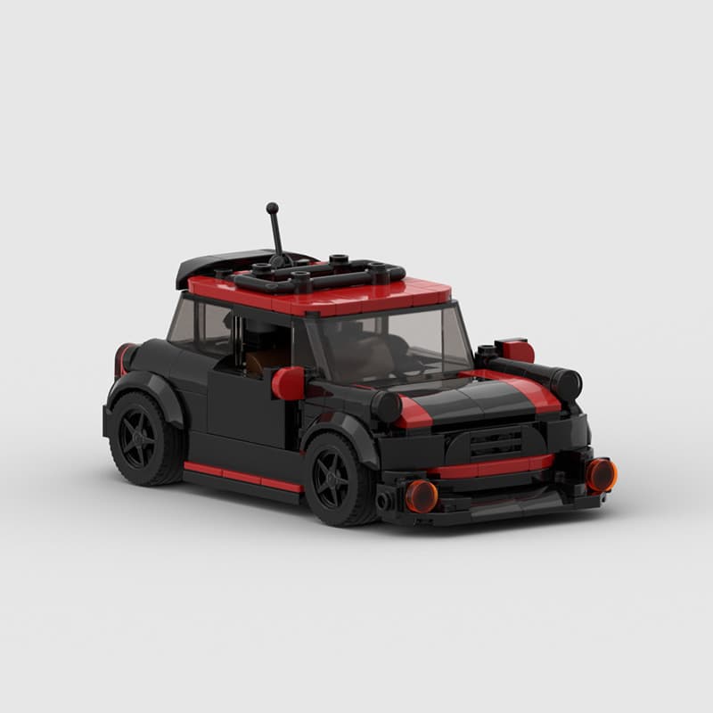 MOCMINI COOPER JCW Brinquedo Educativo Compatível para Montagem, Blocos de Construção, Modelo de Carro, Presente 298 Peç