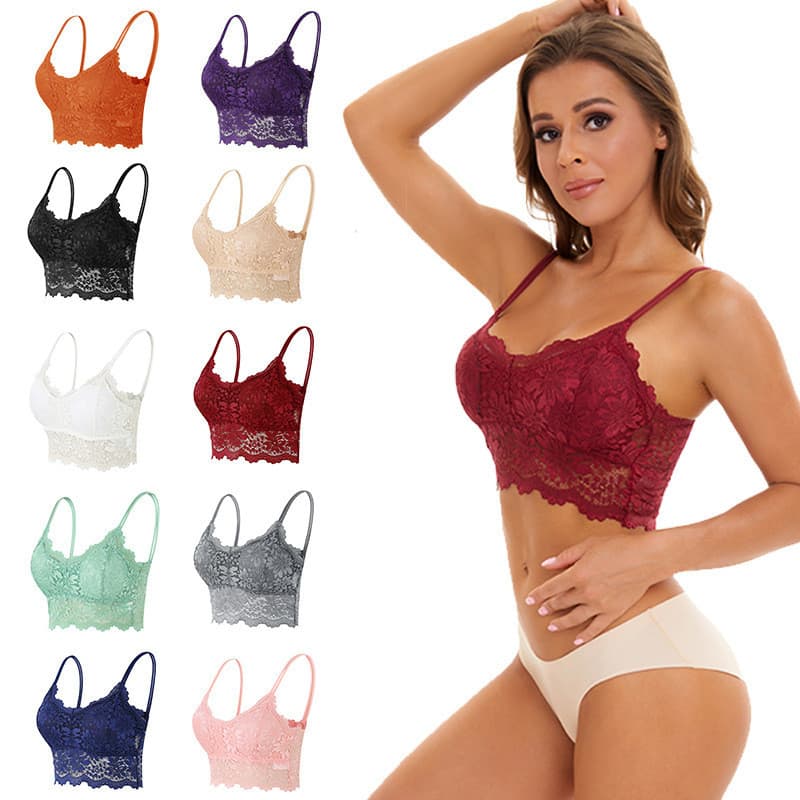 Produtos em estoque pronto Entrega no mesmo dia Renda linda nas costas Sling Wrap Breast Cueca