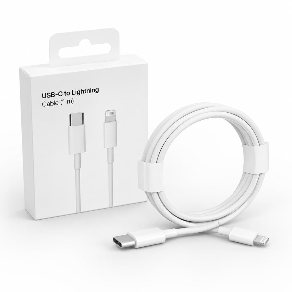 Cabo Carregamento 1 Metro Usb-c + Ligthing Compatível iPhone Tipo C / Ligthing