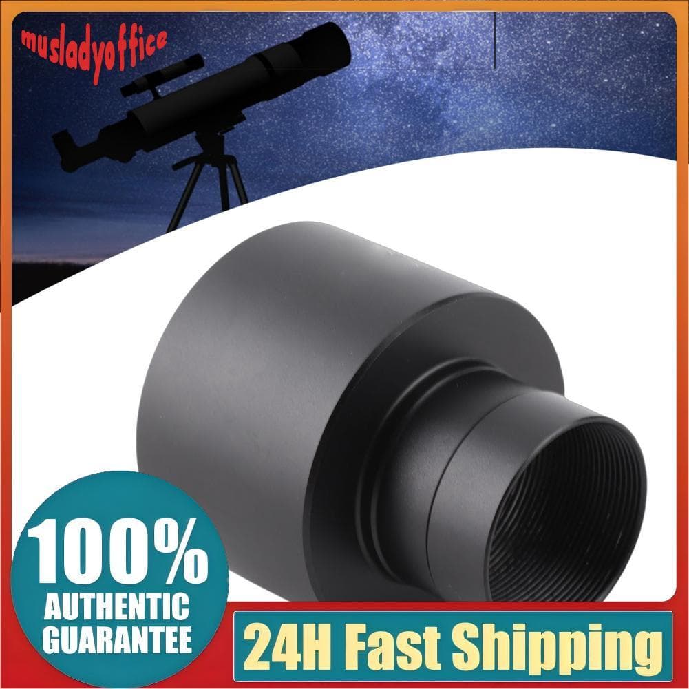 musladyoffice-BR Adaptador de ocular para telescópio astronômico Montagem de 0,965 pol. para 1,25 pol. Conexão preta