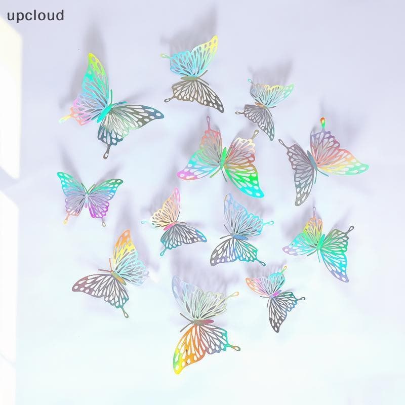 Novo Conjunto Cativante De Parede De Borboleta 3D Com 12 Para Enriquecer Seus Espaços Vivos [Uplud]