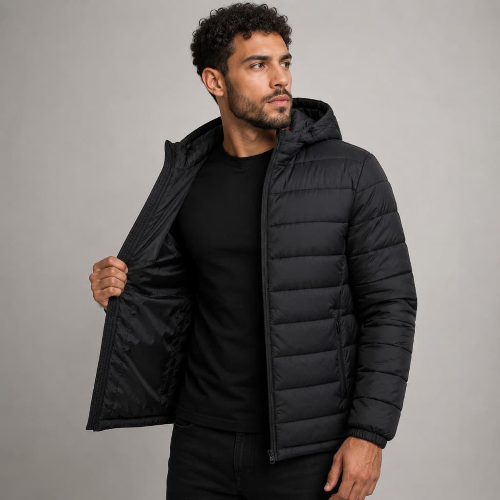 Jaqueta Puffer Bobojaco Corta Vento Nylon Frio Reforçada Unissex