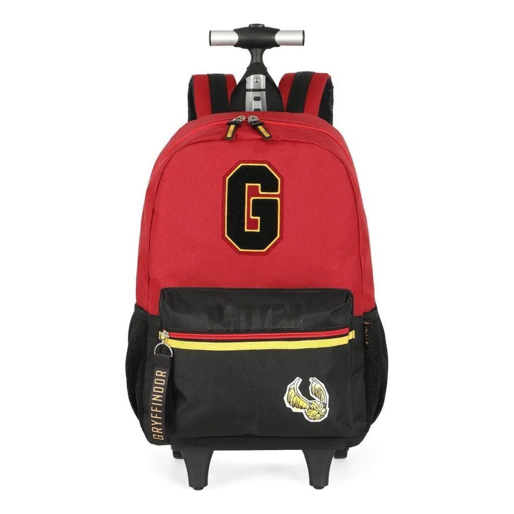 Mochila Harry Potter 2 em 1 Rodas e Costas Luxcel Vinho