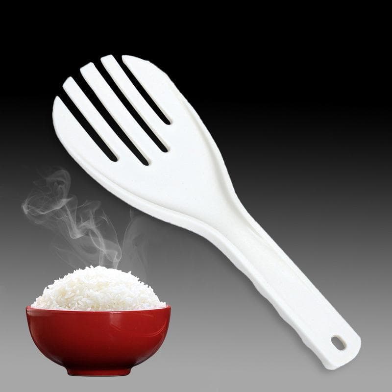 [zitgiy] Colher Grande De Arroz De Refeição De Plástico Não Sti Utensílios De Cozinha Colheres De Rolo Manual Pá Suprime