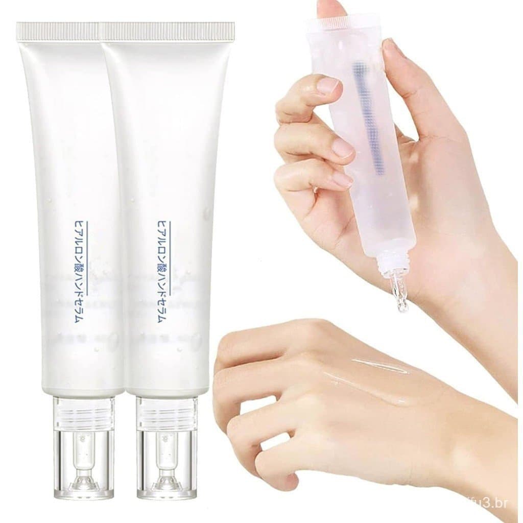2 frascos de sérum para mãos com ácido hialurônico, loção pura anti-envelhecimento para mãos com ácido hialurônico M GD9