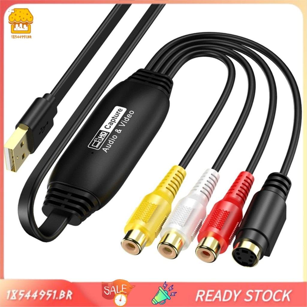 [18544951 . br] Captura De Vídeo USB Para Conversor Digital Placa De Áudio E 2.0 Sistema De Suporte De DVD De TV