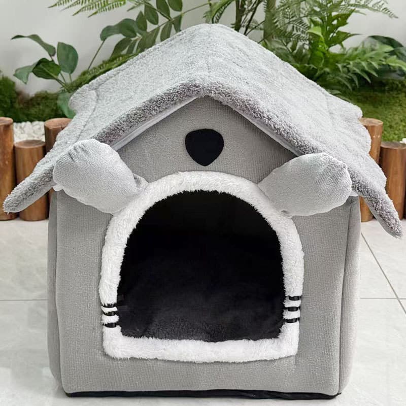 Casa de cachorro inverno quente pequeno cachorro quatro estações Universal removível lavável casa de cachorro cama