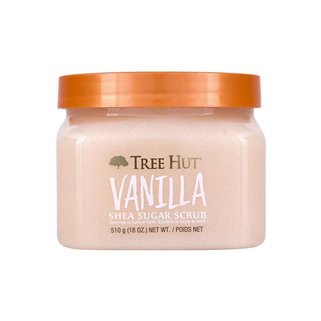 Esfoliante Corporal Hidratante de Baunilha com Manteiga de Karité e Açúcar da TreeHut, 18 onças NDQR