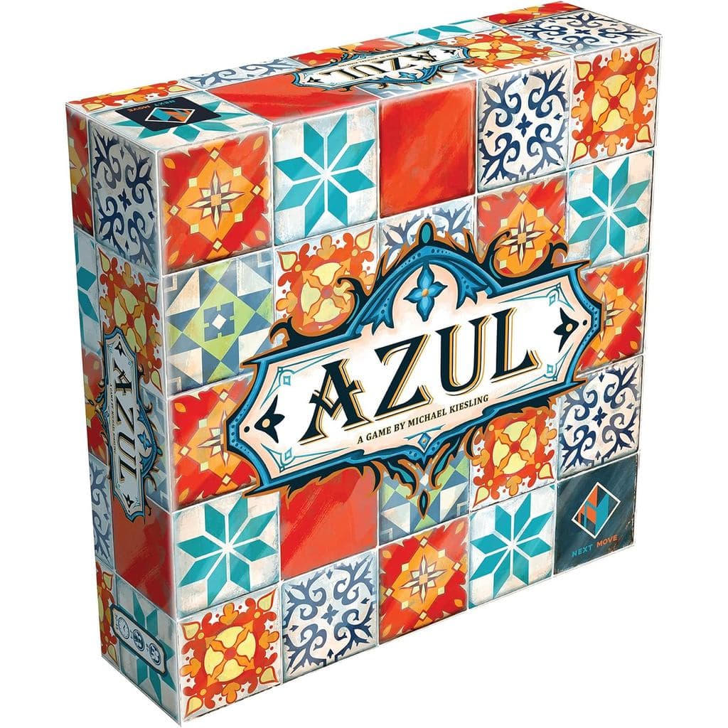 Azul Board Game - Jogo de Estratégia de Colocação de Peças Premiado, Bela Arte em Mosaico, Diversão em Família para Cria