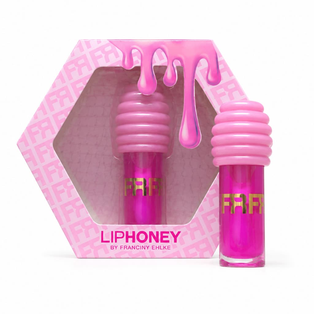 Lip Honey Gloss Labial Rosa Mel Hidratante Brilho