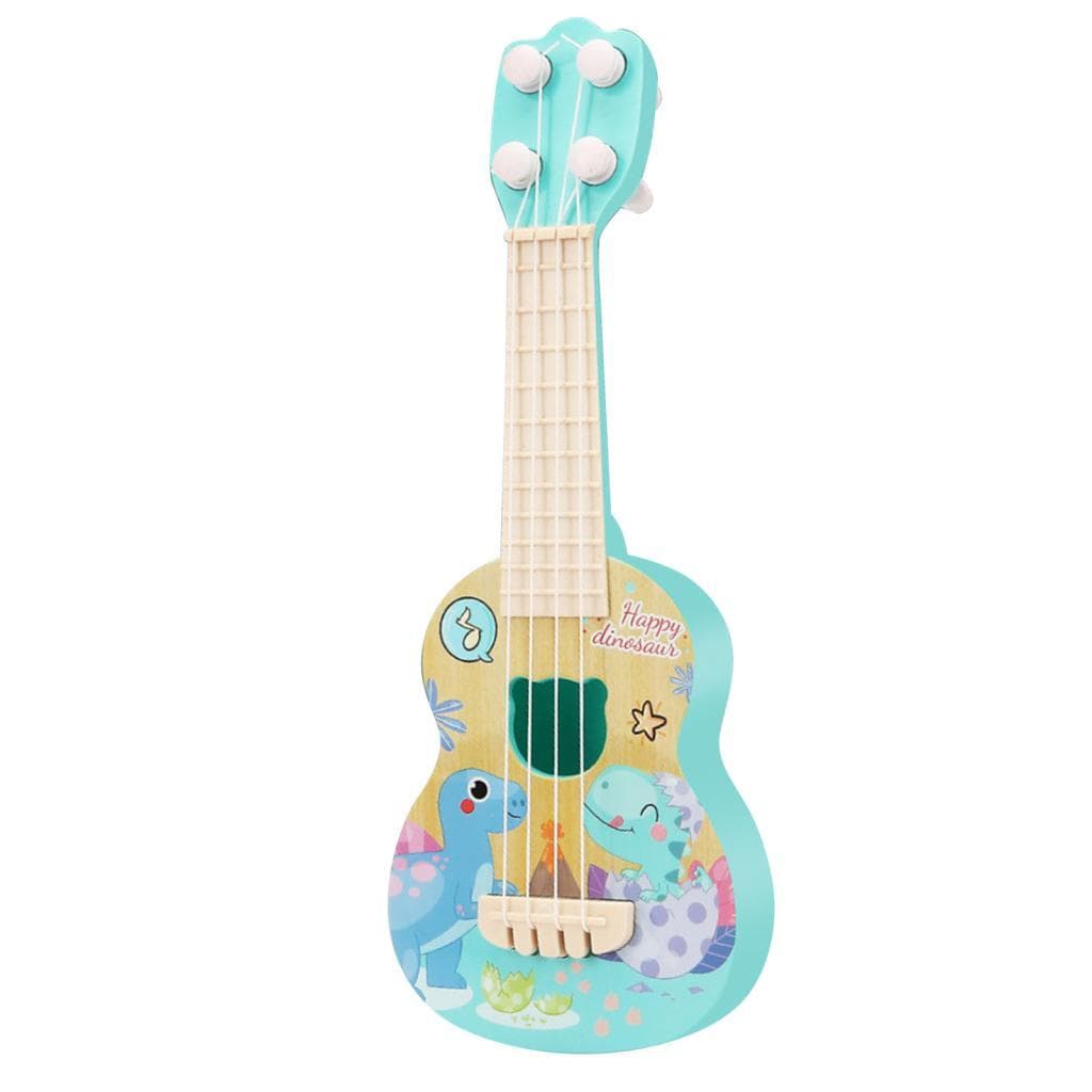 Lightdot.br Criança Ukulele Guitarra Brinquedo Dos Desenhos Animados Mini 4 Cordas Crianças Educacionais Aprendizagem