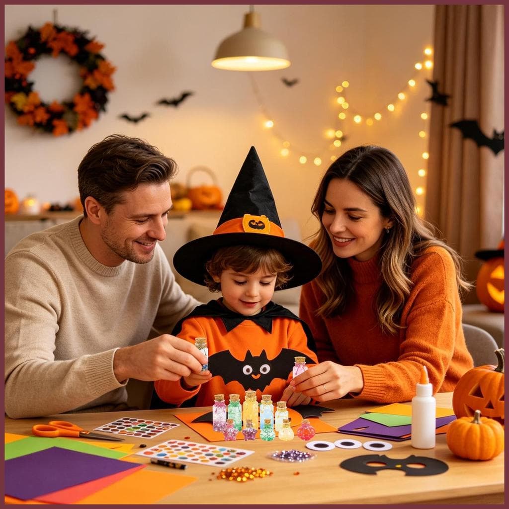 Crianças Poção Fazendo Kit Brilho Halloween Diy Garrafa Festa Artesanato Material Conjunto Kits Para Aniversário De jiwb