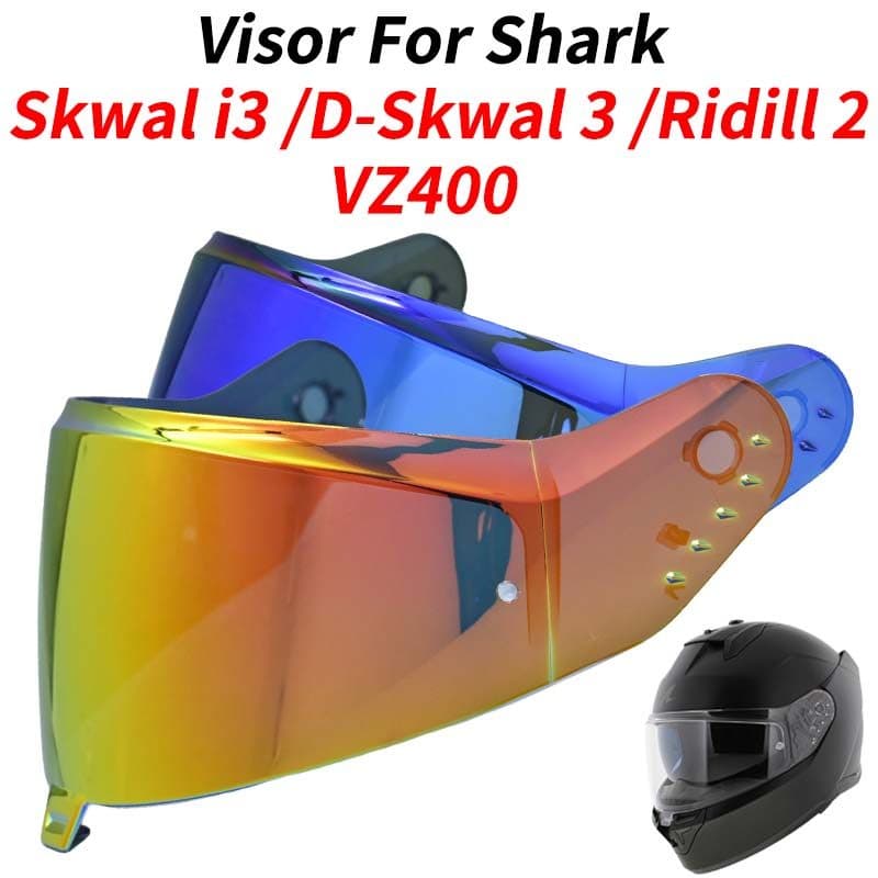 Viseira Para Shark Skwal i3 D-3 Ridill 2 Capacete Viseiras Substituição Lente Acessórios Pára-Brisa VZ400