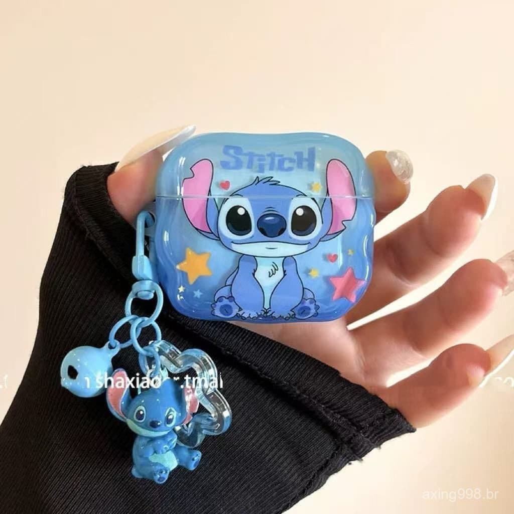 Stitch AirPods Pro2 Geração Fone De Ouvido Capa Protetora airpods4 Bluetooth Apple 3