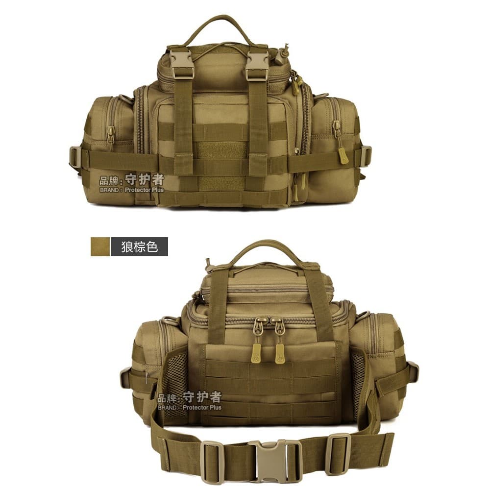 Guardian bolsa de cintura de grande capacidade, tática, de um ombro, mensageiro, câmera, masculina, viagem ao ar livre,