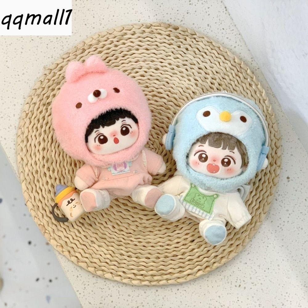 QQMALL1 Chapéu De Boneca De Algodão De 5 Cm De Coelho , Pelúcia De Pinguim , Macio