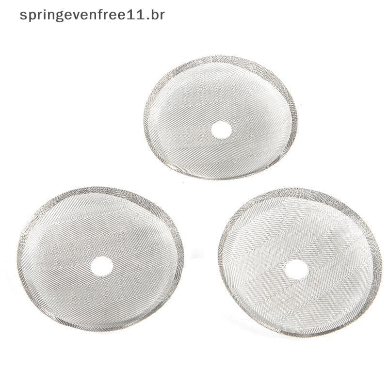 Primavera 3 Unidades Reutilizáveis De Aço Inoxidável Prensa Francesa Cafeteira Filtro De Malha Removível BR