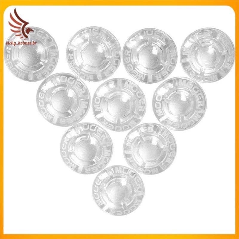 [vicky_holmes.br] 10pcs SHROOMS Footswitch Toppers Pedal De Guitarra Amortecedores Doces Acessórios Para Efeitos Elétric