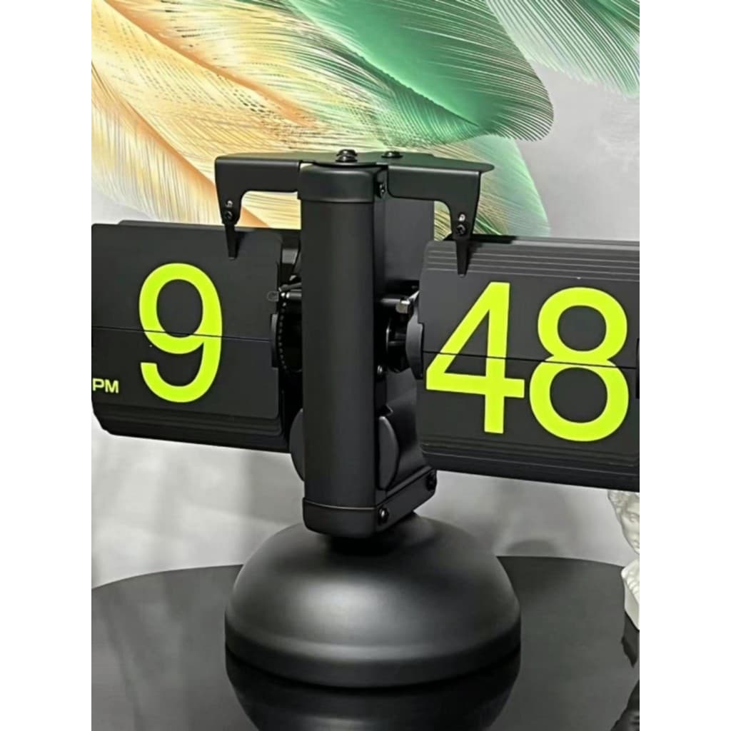 Moda casa Retro Flip relógio criativo decoração de mesa simples europeu Nordic luz luxo sala estar decoração