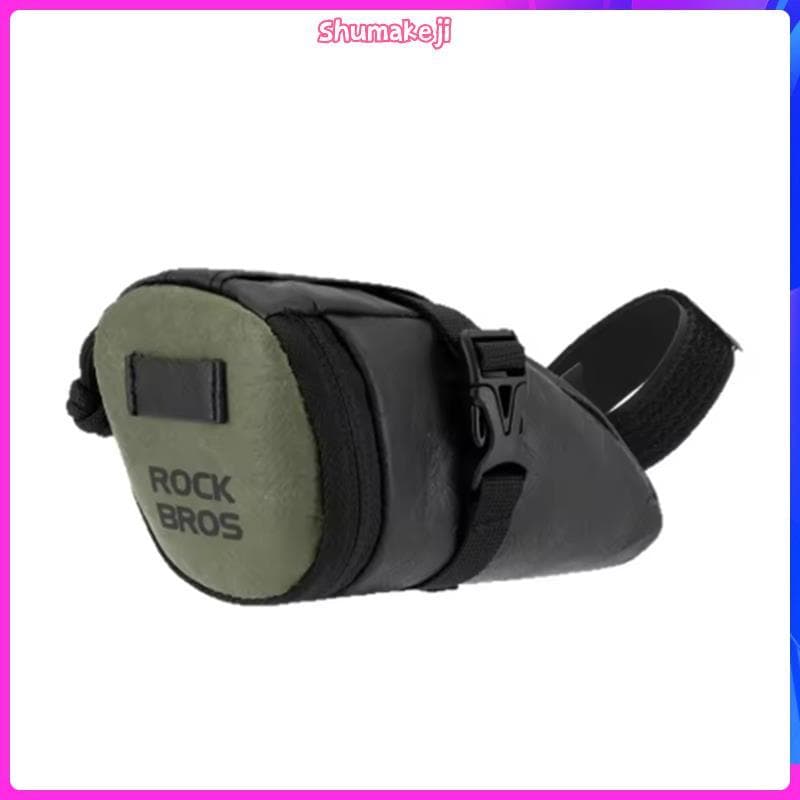 Bolsa De Selim Para Bicicleta De Estrada MTB , À Prova D'água , Portátil , 0.2L , Mini Traseira , Acessório De Armazenam