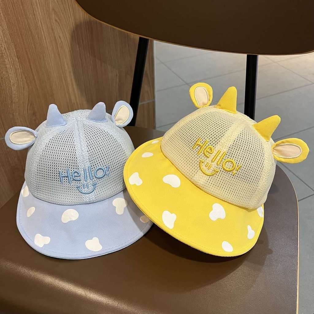 Chapéu de Sol para Bebê, Boné de Verão com Aba Larga em Malha, Boné de Pescador Unissex para Crianças, Boné de Beisebol