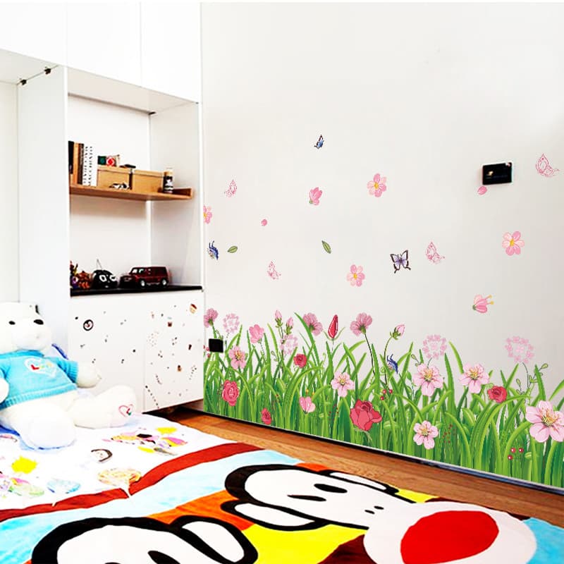 Criativo Pastoral rodapé rodapé sala de estar adesivos de parede decorações de canto parede pvc auto-adesivo adesivos de
