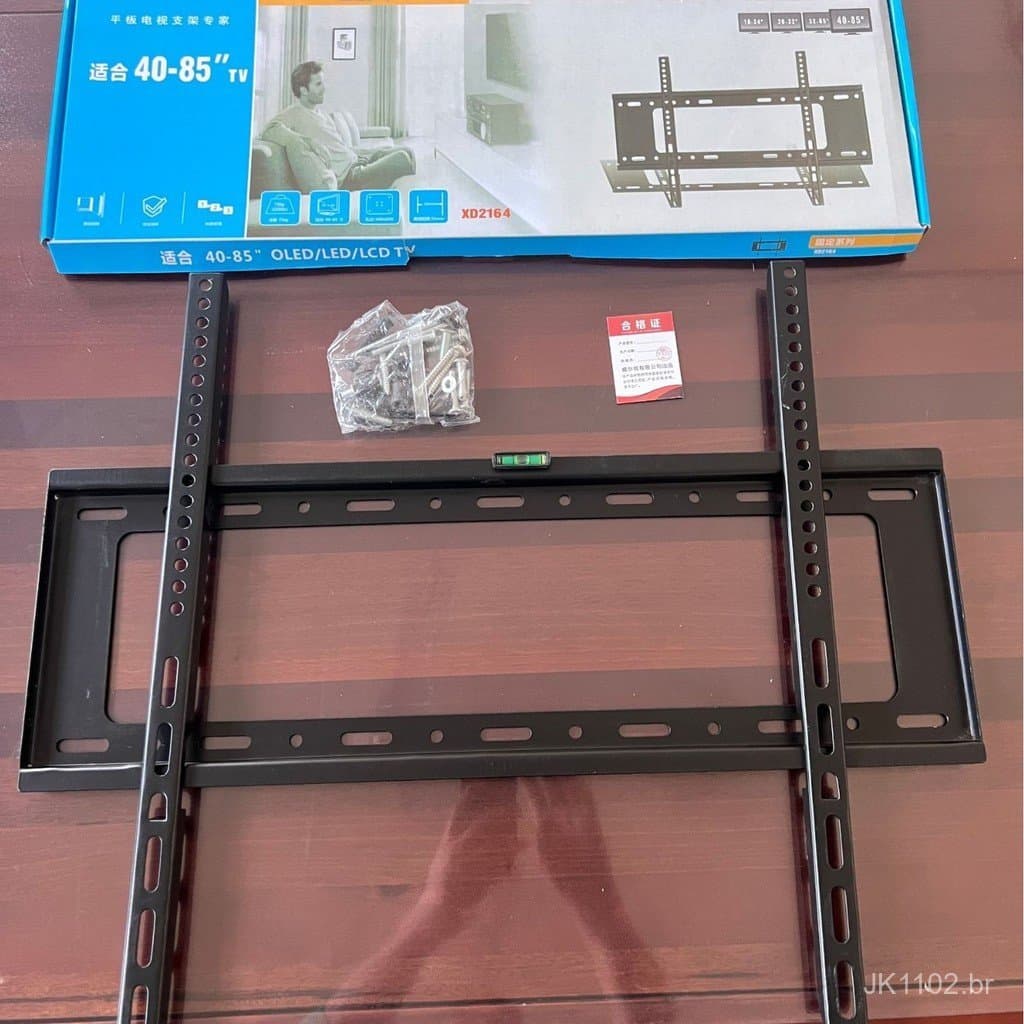 Suporte de Parede Universal para TV de 40-80 Polegadas, Suporte de Parede Integrado, Suporte Simples para Exibição Monta