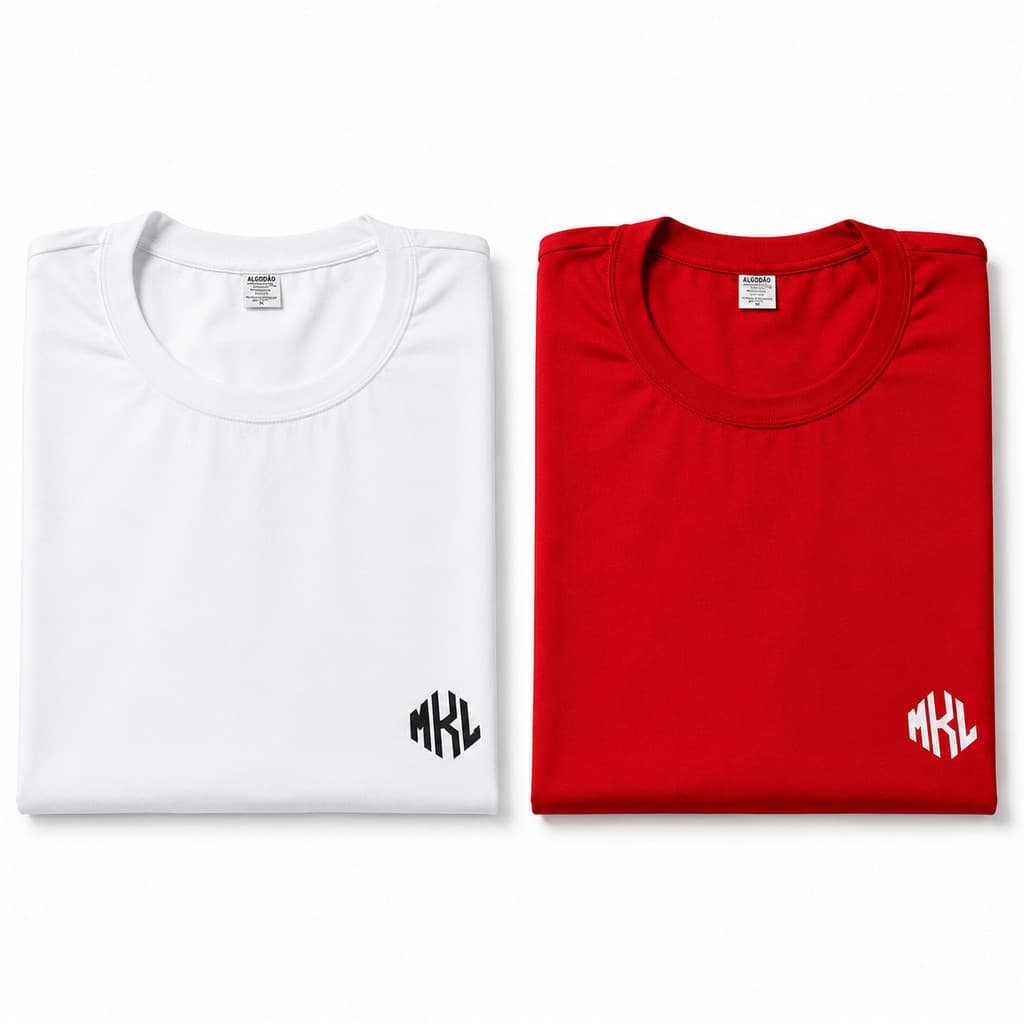 Camiseta Masculina Premium Mark Lewis (MKL) – Malha PV Antipilling
