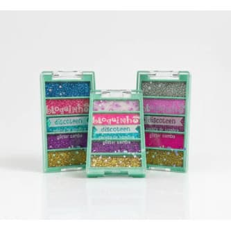 Paleta de Sombra Glitter Samba Coleção Bloquinho - Discoteen Beauty