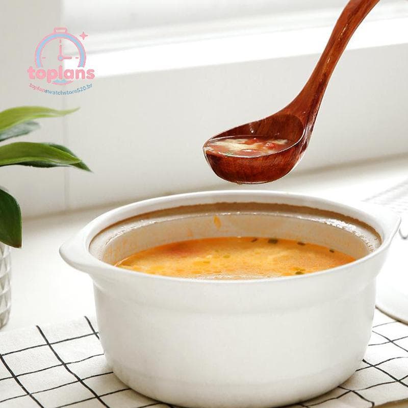 TOPLA Colher De Madeira Concha De Sopa Utensílios De Cozinha Suprimentos De Catering Panela Antiaderente Acessórios De T