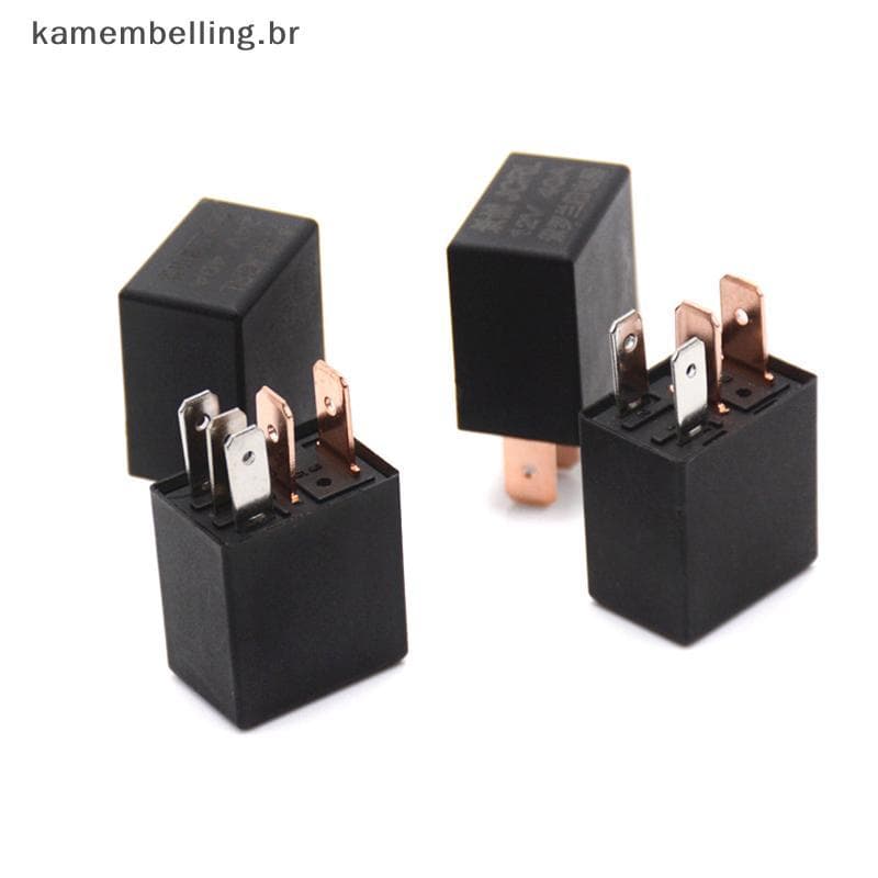 Relé Automotivo KABR 12V DC 40A SPDT 1NO 1NC 4 Pinos 40 Amp Para Fonte De Alimentação De Alarme De Carro .