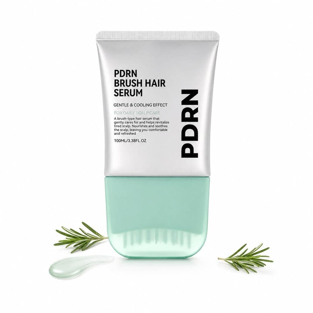 Sérum Capilar PDRN Reedle Shot Brush, Complexo de Cafeína e Espículas, Sérum Capilar Leve e Não Oleoso